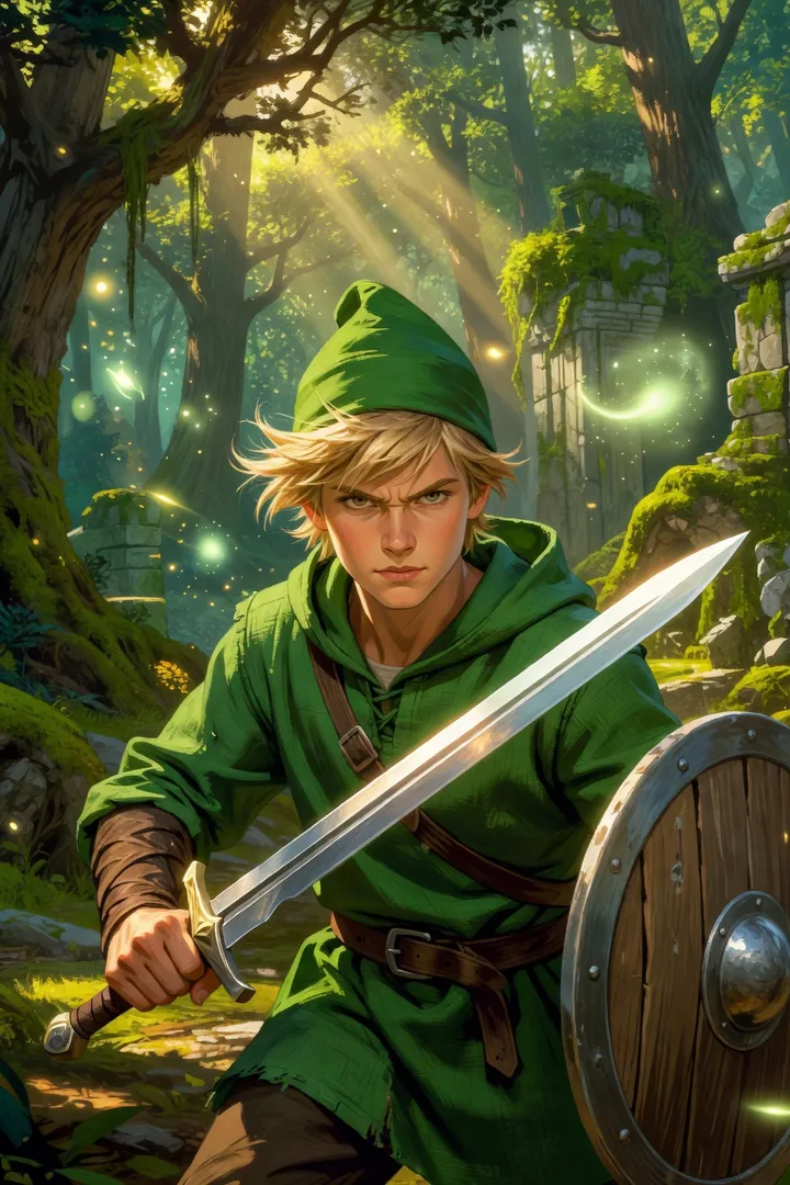 Eigene Hyrule-Illustration: Link